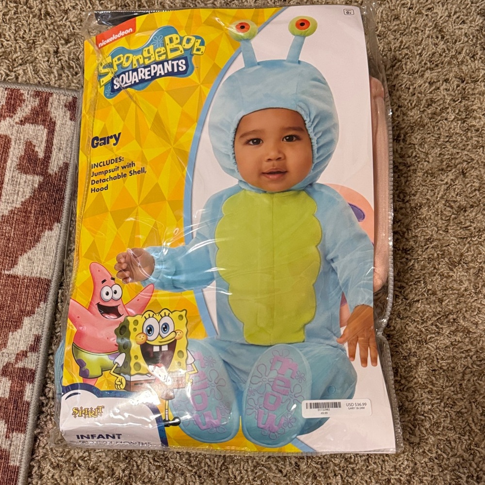 Nickelodeon SpongeBob SquarePants Gary Infant Costume - Blue and Green